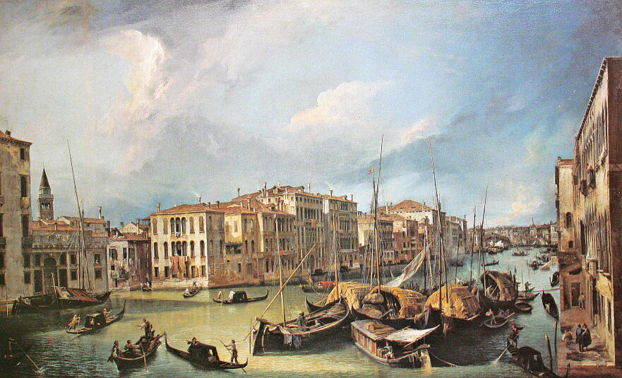 カナレット　ベネチア運河