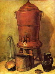 シャルダン　銅製の貯水器