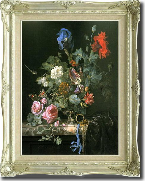 絵画 白い花瓶の薔薇 お値下げ￥80000 umbandung.ac.id