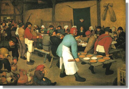 農民の婚宴 ブリューゲル 絵画販売