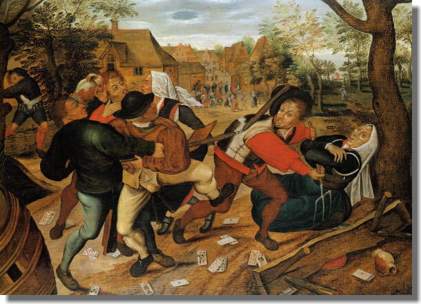 農民の喧嘩 ブリューゲル 絵画販売