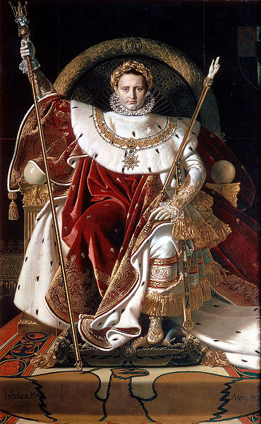 アングル「王座のナポレオン1世」の詳細